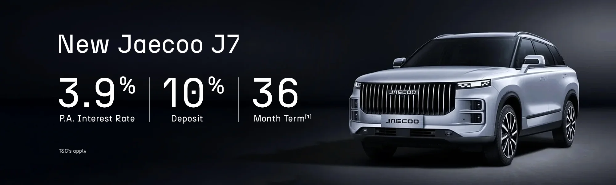 New Jaecoo J7 Lp Banner